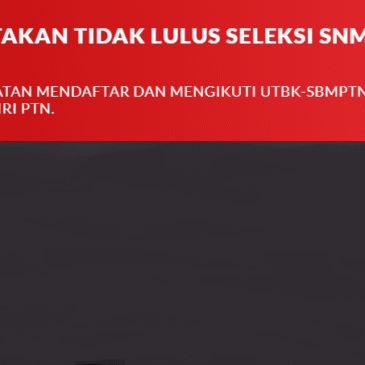 Pengalamanku Gagal SNMPTN dan Caraku untuk Bangkit